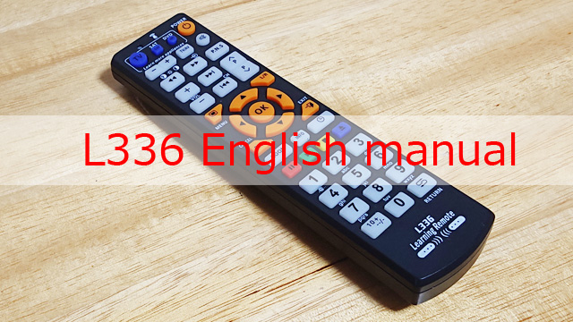 L336 englesh manual